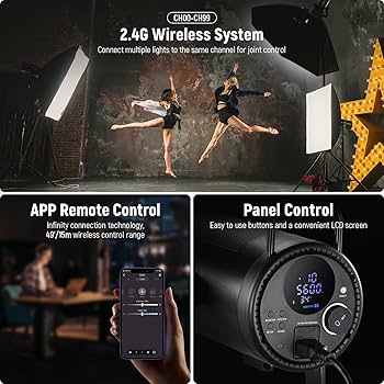 NEEWER CB200 210W LEDビデオライト Amazon.com : NEEWER CB200 210W LED Video Light with 2.4G/APP